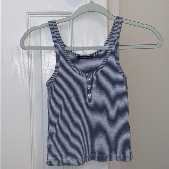 Brandy Melville b&w striped tank - Picture 2 of 2
